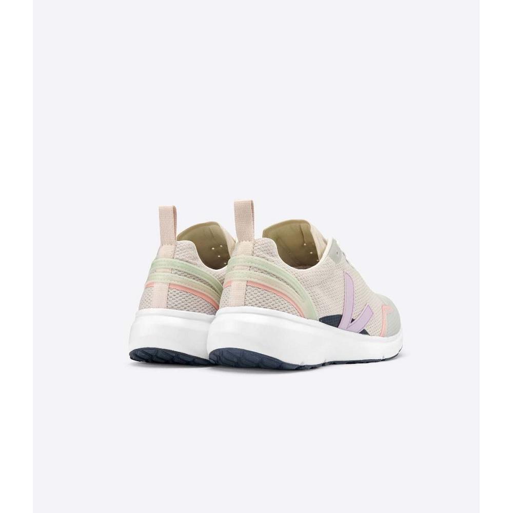 Veja CONDOR 2 ALVEOMESH Sko Dame Beige/Purple | NO 498OKI